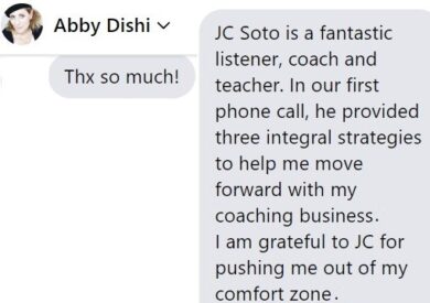 Abby Dishi testimonial